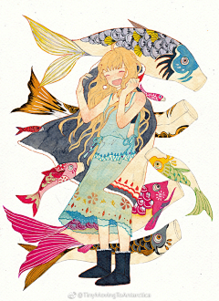 疯客采集到插画-综合