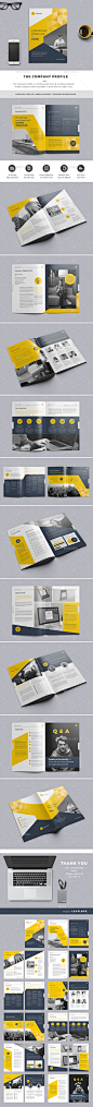 The Company Profile Brochure Template InDesign INDD #design Download: http://graphicriver.net/item/the-company-profile/14207058?ref=ksioks: 