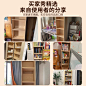 实木转角书架落地置物架松木窄缝柜儿童家用收纳柜子客厅简易书柜-tmall.com天猫