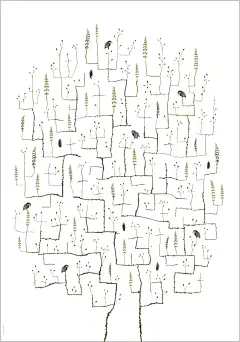 【树木插画系列图集下载】手绘树木作品水彩素描场景案例3500张