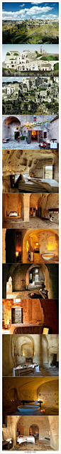 [] 淘最意大利网【马泰拉Sextantio Le Grotte della Civita洞穴酒店】Sextantio Le Grotte della Civita 酒店位於意大利马泰拉的Sassi区，提供风格独特且超级宽敞的客房。客房和套房均位於大型石洞内，享有石质地板和其他原始特色。，可以欣赏著名Sassi洞穴的美景。#意大利旅游#来自:新浪微博