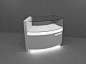 展柜柜台3d模型图片