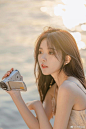 落日余晖下的少女闪闪发光摄影：@-初夏未满 模特：@彭十六elf