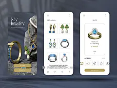 30款高级珠宝宝石钻石项链戒指3D立体插图图标Icons设计Blender/Figma/PNG格式素材 3D Jewelry Icon Set插图4