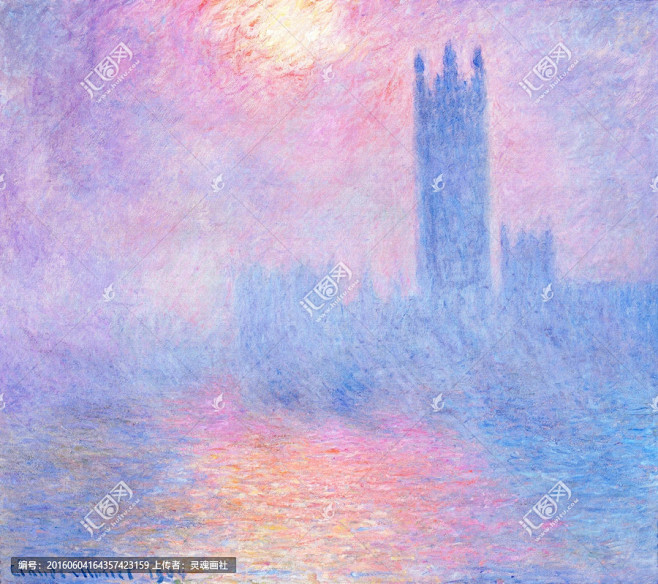 莫奈风景油画