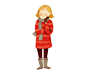 Happy Fall : A gif and some children characters that I created to wish you a Happy Fall!