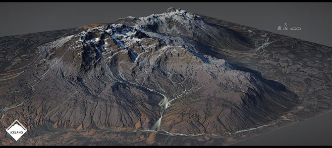 Iceland Black Mounta...