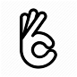 Alritght, finger, gesture, good, hand, ok, ok hand icon