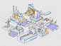 Industry platform
工业插画-2.5D