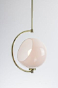 Pendant: White/Brass