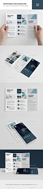 Professional Trifold Brochure Template InDesign INDD