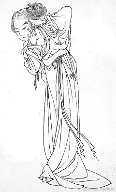 想画好线描速写的美术生，一定要看看蔡岚先生的白描作品。 ​​​​