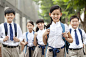 小学生,学生,重返校园,快乐,挨着_d69fdbc02_创意图片_Getty Images China