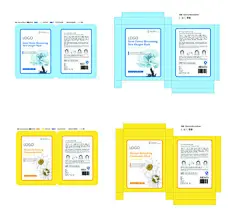 AI 面膜包装设计
