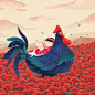 Year of the Rooster - Vietnam : Year of the Rooster, various illustrations made by 50 Vietnamese artists in Vietnam