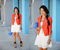 Tailor & Stylist Dress, Truth & Pride Jacket, Gucci Heels