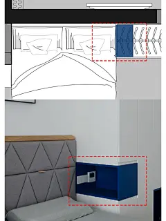 每天一个设计小知识：壁龛床头柜设计