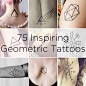 75 Graphically Gorgeous Geometric Tattoos Made me think of @Andrea / FICTILIS / FICTILIS VonFeldt :): 