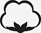 简易棉花花朵图标 纯净的载体 纺织 绿色 衣服 质量 UI图标 设计图片 免费下载 页面网页 平面电商 创意素材