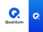 Quantum branding q logo icon logo vector design