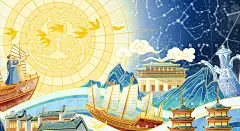 丝绸之路系列插画-插画作品-商业插画-简爱手绘-汇漫网(huiman)