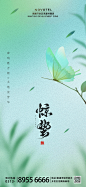 清新惊蛰海报-源文件-志设网-zs9.com