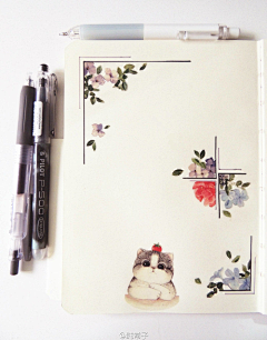 丷Lovely小猫咪丶采集到「 ღ 趣味手账 ღ 」