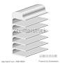 Vector Set of White Blank Empty Exhibition Trade Stands Shop Racks with Shelves Storefronts Isolated on Background