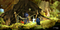 Ori and the Will of the Wisps - Prologue and Swamp, Florian Herold : These are concepts done for the Prologue and some of the first areas of the game. Some were painted on top of ingame screenshots. The Characters were painted by Lucas Neumann for Storybo