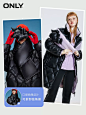 ONLY冬季新款双面可穿宽松中长款白鸭绒棉花糖羽绒服女|121412001-tmall.com天猫
