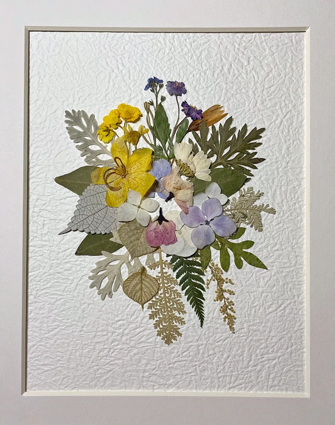 压花画步骤图|手工日常-花瓣网