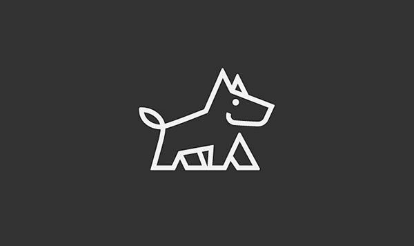 #设计秀# 一组狗狗元素的LOGO设计 ...