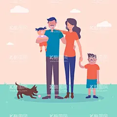 四口之家  - 源文件下载【酷图网】四口之家,二胎家庭,家庭,全家福,爸爸妈妈,孩子,亲子,卡通人物,一家四口,二孩,夫妻,家人,亲情,亲人