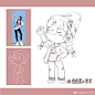 八子iPad插画训练营超话 人体速写day16 这么快画了十六张了呢 那今天就长高的娃带一下没长高的娃吧#儿童插画##procreate# @我才是沸腾牛奶 @一只八子 ​​​​