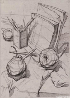 min敏min采集到素描静物