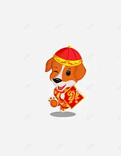 新春春节年会小狗手绘卡通壁纸手绘卡通壁纸高清素材 网页 设计图片 免费下载 页面网页 平面电商 创意素材 png素材