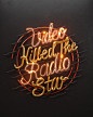 Video Killed The Radio Star // CG Typography : Video Killed The Radio Star CG Typography