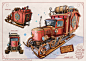 Santa's Steam Sleigh - Long Voyage Vehicle 