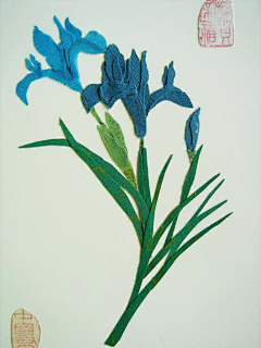 句句123采集到布贴画1