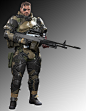 Metal Gear Solid V_The Phantom Pain_Big Boss_Battle Suit, Ji Ruan : I had great honor to create this heavy armor suit for big boss (well, he was the big boss as well).<br/>Based on the brilliant concept from Yoji Shinkawa.<br/>The head and the