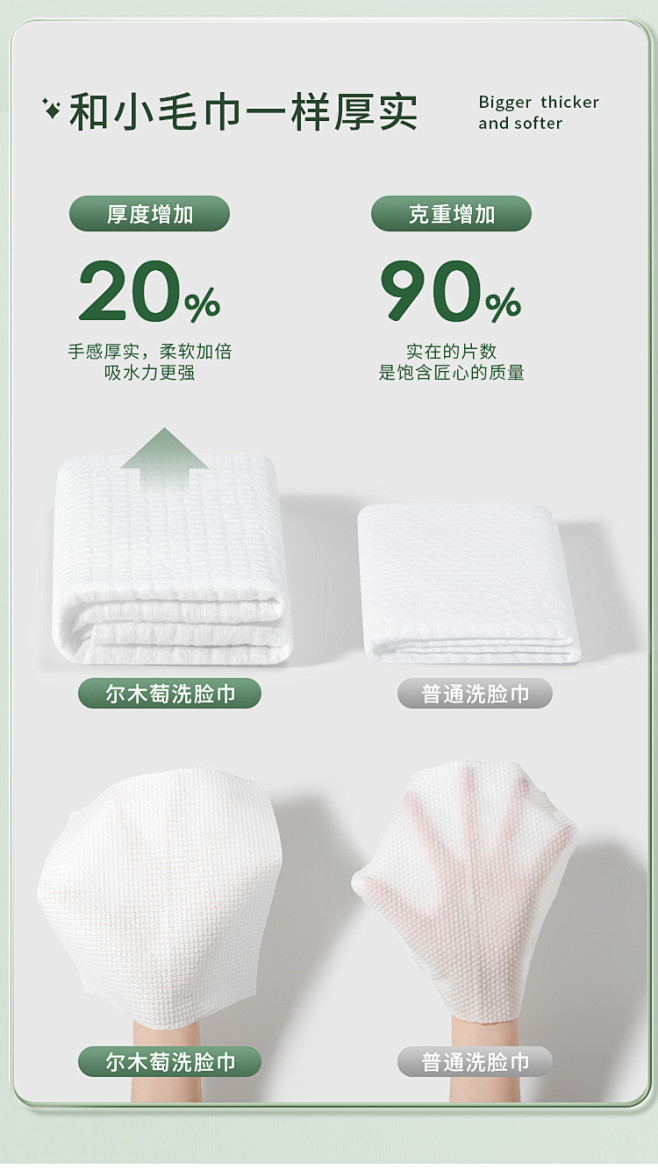 尔木萄洗脸巾加厚抽取式擦脸巾尔女萄一次性...