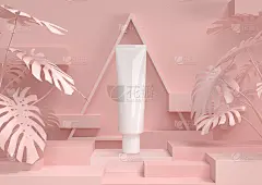具有抽象背景的护肤保湿化妆品高级产品。