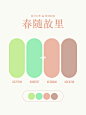 配色灵感|五色新丝