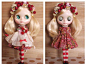 blythe outfit :::木苺いっぱいのワンピース:::_画像3