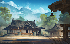 Tian_Chi采集到Q版场景