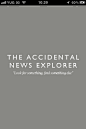 #Accidental News Explorer# #iPhone# 