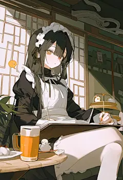 壁纸｜您的女仆已上线 - 小红书