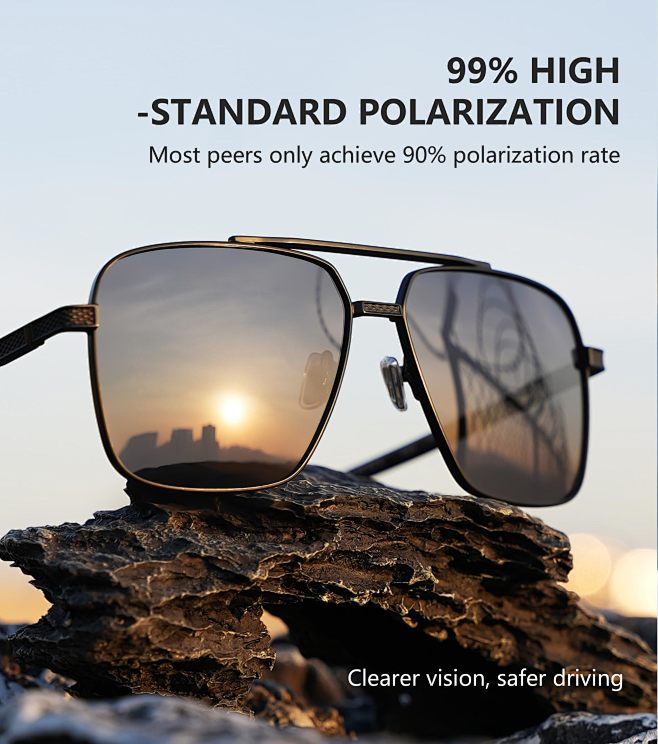 LUENX Polarized Squa...