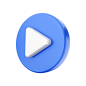Video Play 3D Illustration