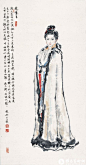 美術品 壁掛け 中国画 茶室 白伯骅黛玉葬花图 和室 水墨画 掛け軸 玄関